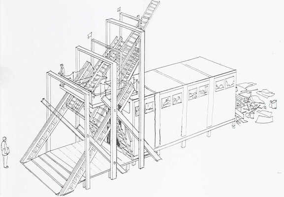 [Кабаков И. Каталоги инсталляций. Ограниченный тираж. Муха с крыльями. Сумасшедший дом, или институт креативных исследований. Красный вагон. Мы навсегда уезжаем отсюда! В 4 каталогах]. New York, [1992].